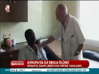 Avrupa'da ilk ebola ölümü