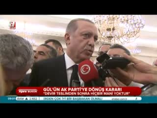 Gül'ün AK Parti'ye dönüş kararı