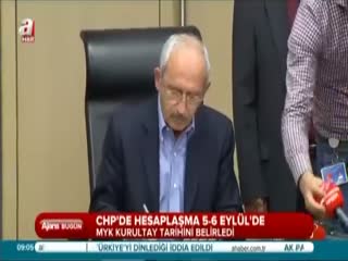CHP Kurultay'ı 5-6 Eylül'de