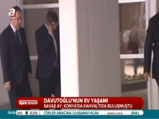 Davutoğlu ailesi ile kahvaltı