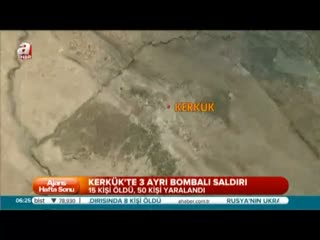 Kerkük ve Erbil'e bombalı saldırı