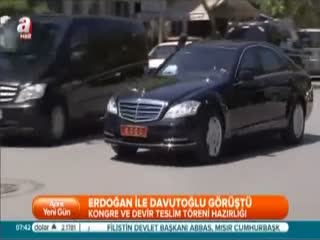 Erdoğan ve Davutoğlu görüşmesi