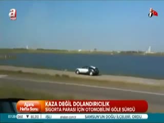 Para için kasten kaza yaptı