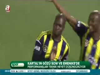 Kartal’ın gözü Sow ve Emenike’de