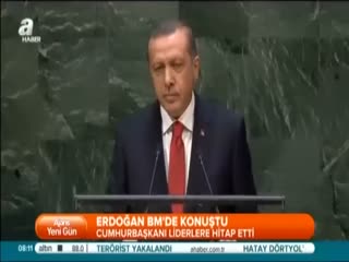 Erdoğan BM'de konuştu