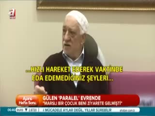 Gülen'e 'Marslı' ziyaretçi