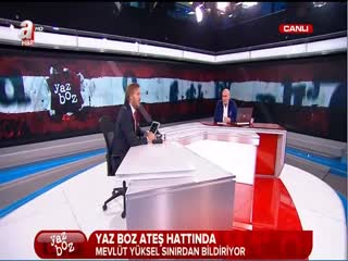 Mevlüt Yüksel ateş hattından bildirdi!