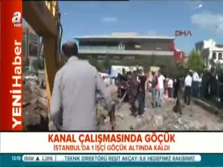 Ümraniye'de göçük