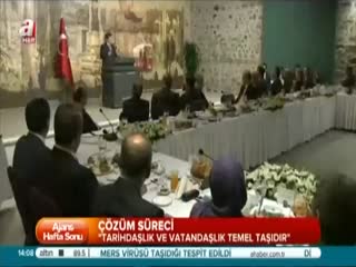 Davutoğlu 'Akil İnsanlar'la buluştu