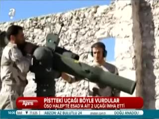 Pistteki 2 uçağı böyle vurdular