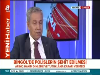 Arınç: Aklını kullan İdris bey