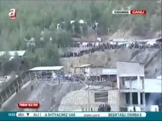 Karaman'da işçilerin bulunduğu bölüme ulaşıldı iddiası