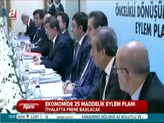 Ekonomide 25 maddelik eylem planı