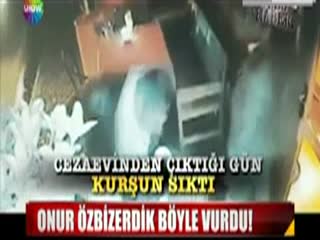 Onur Özbizerdik korumayı böyle vurmuş