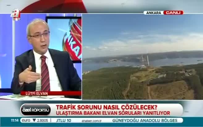 Lütfi Elvan: Projeler İstanbul trafiğini rahatlatacak