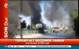 İstanbul’da yangın