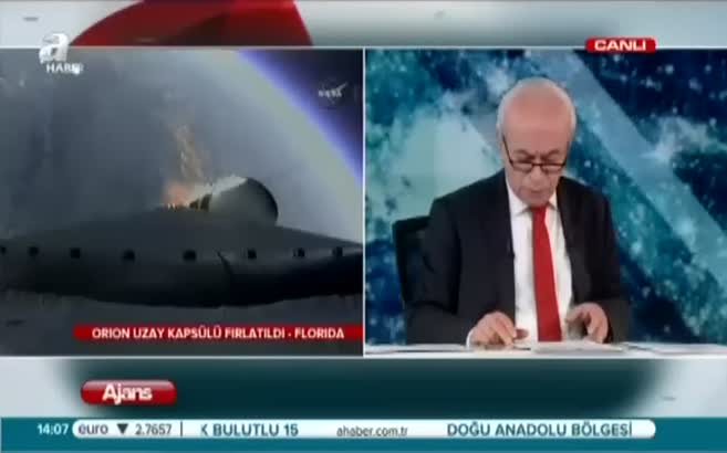 Orion uzay kapsülü fırlatıldı