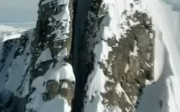 Metrelerce yükseklikteki dağ oluğundan böyle kaydı