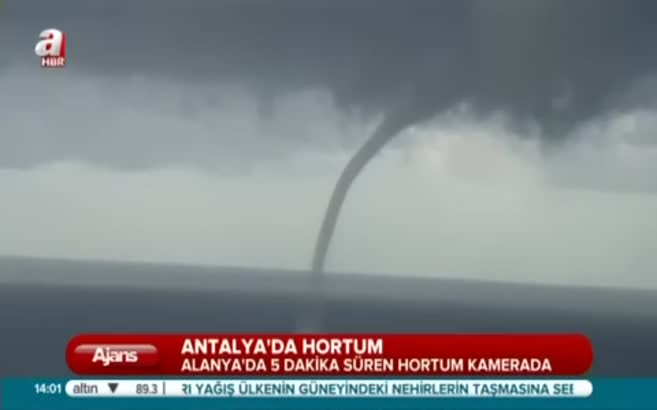 Antalya'da hortum