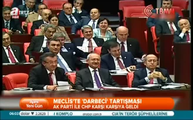 Meclis'te 'darbeci' tartışması