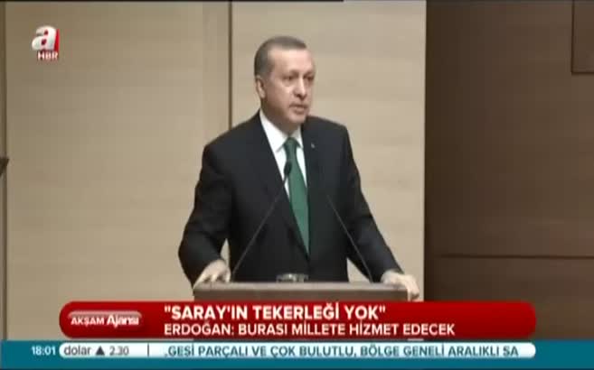 Bizim 'Saray'a laf ediyorlar ama..
