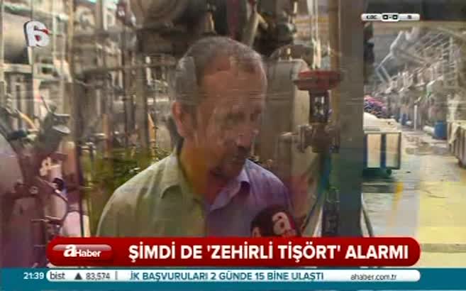 Zehirli tişörtlere dikkat!