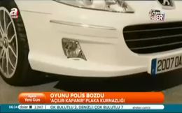 ’Kumandalı plaka’ kurnazı yakalandı