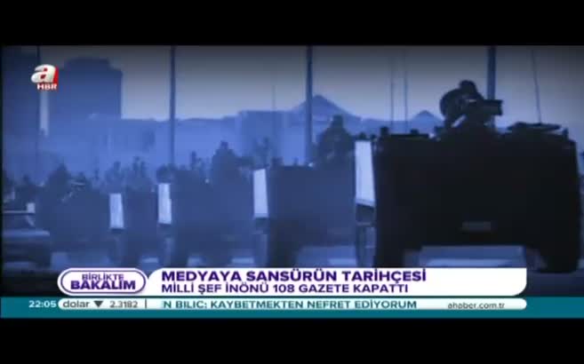İnönü döneminde medyaya baskı!