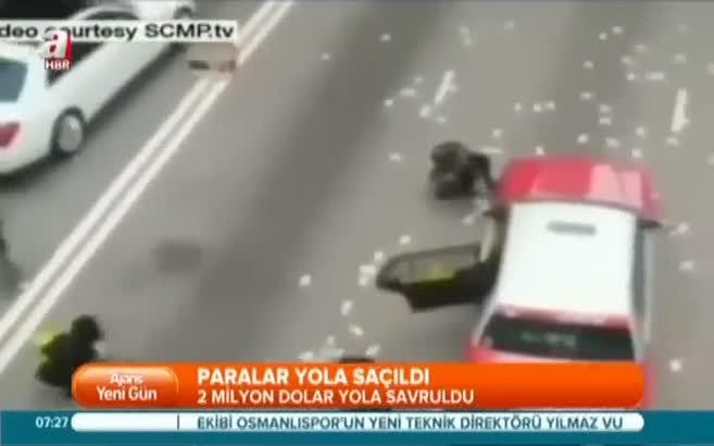 Dolarlar yola savrulunca!