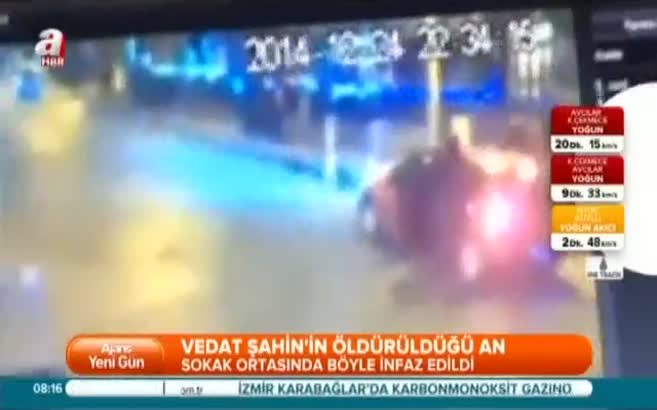Vedat Şahin'in öldürüldüğü an