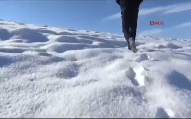 İşte Kars'ın kristal karı