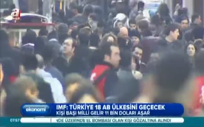 IMF: Türkiye 18 AB ülkesini geçecek