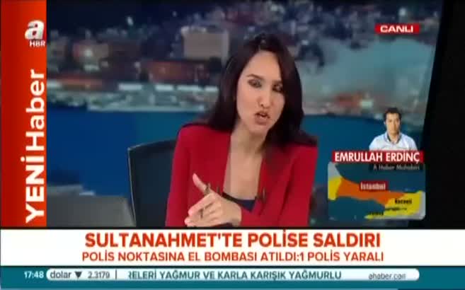 Sultanahmet'te polise bombalı saldırı!