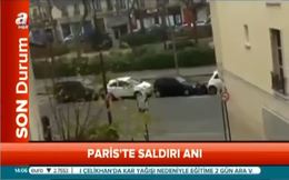 Fransa’da dergiye saldırı anı