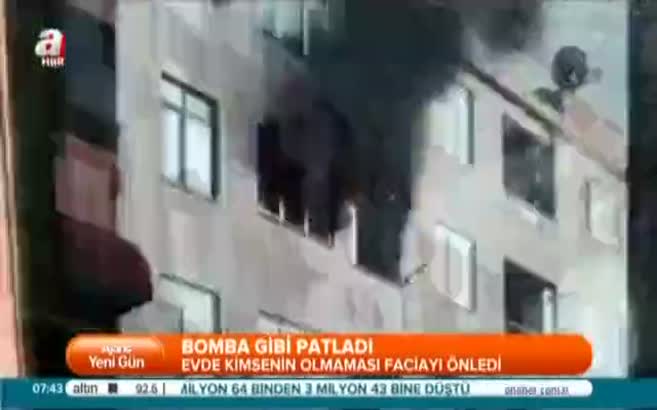 Televizyon patladı