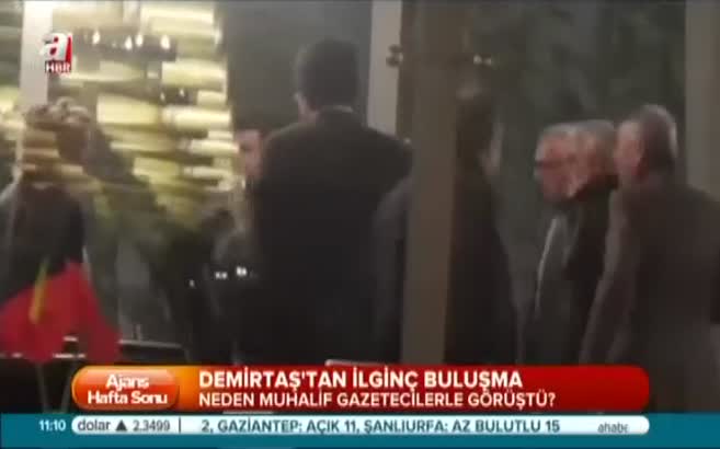 Demirtaş'tan ilginç buluşma