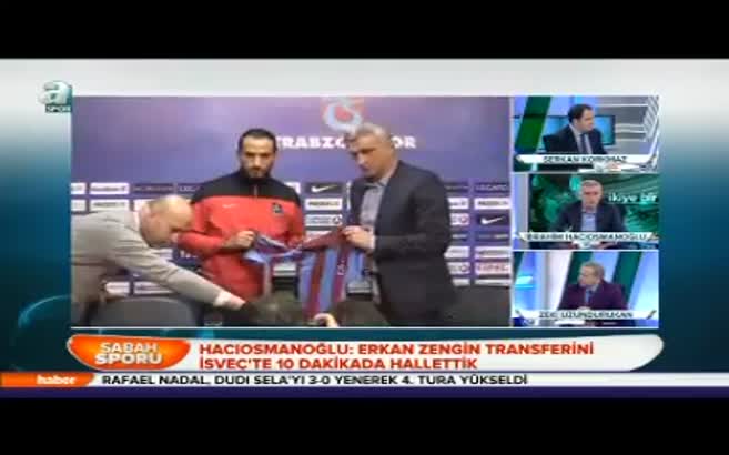 Erkan Zengin transferini İsveç’te 10 dakikada hallettik