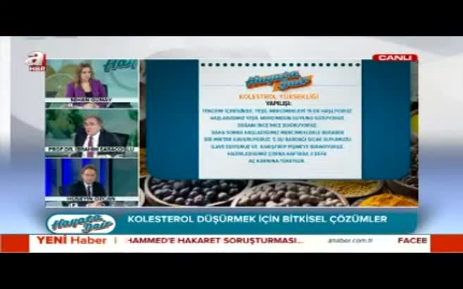 Kolestrolü düşürmek için bitkisel çözümler