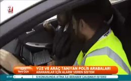 Yüz ve araç tanıyan polis arabaları