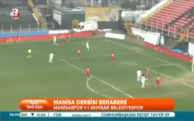 Manisaspor 1 - 1 Akhisar Belediyespor (Özet)