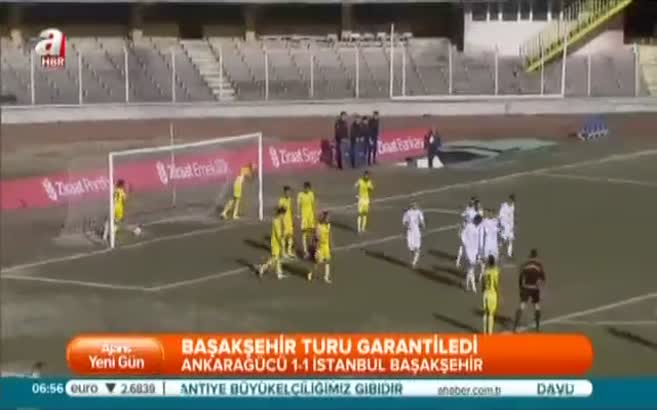 Ankaragücü 1-1 Başakşehir (Özet)