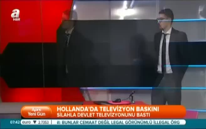 Hollanda'da televizyon kanalına silahlı baskın