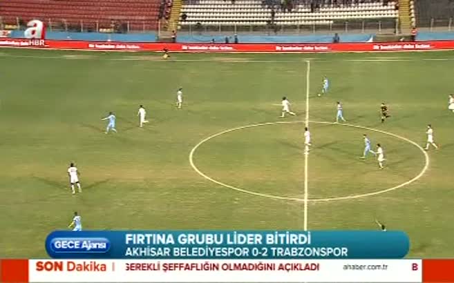 Trabzonspor lider bitirdi!