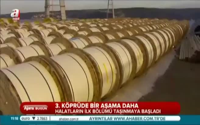 3. köprüde bir aşama daha