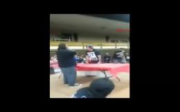 En okkalı tokat yarışmasında beklenmedik nakavt