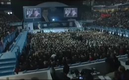 Erdoğan sesiyle kongrede