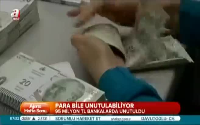 95 milyon tl bankalarda unutuldu