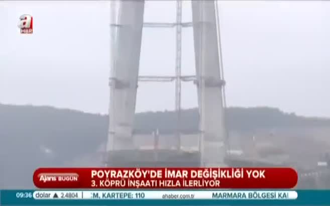 3. Köprü ayakları imara kapalı