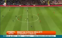 Kayserispor 1-0 Beşiktaş Özet