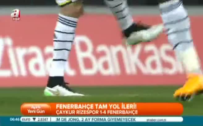 Çaykur Rizespor 1-4 Fenerbahçe (Özet)